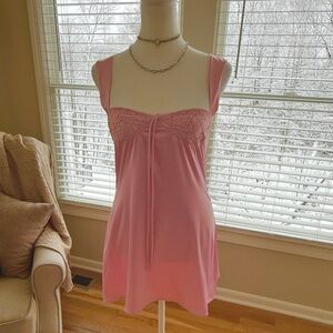 Finesse Pink Lace Dress women’s size small